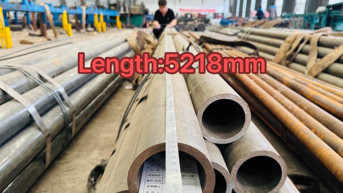 DIN 2391 St52 BK Cold Drawn Seamless Precision Steel Tube Length Thickness Inspection (2)