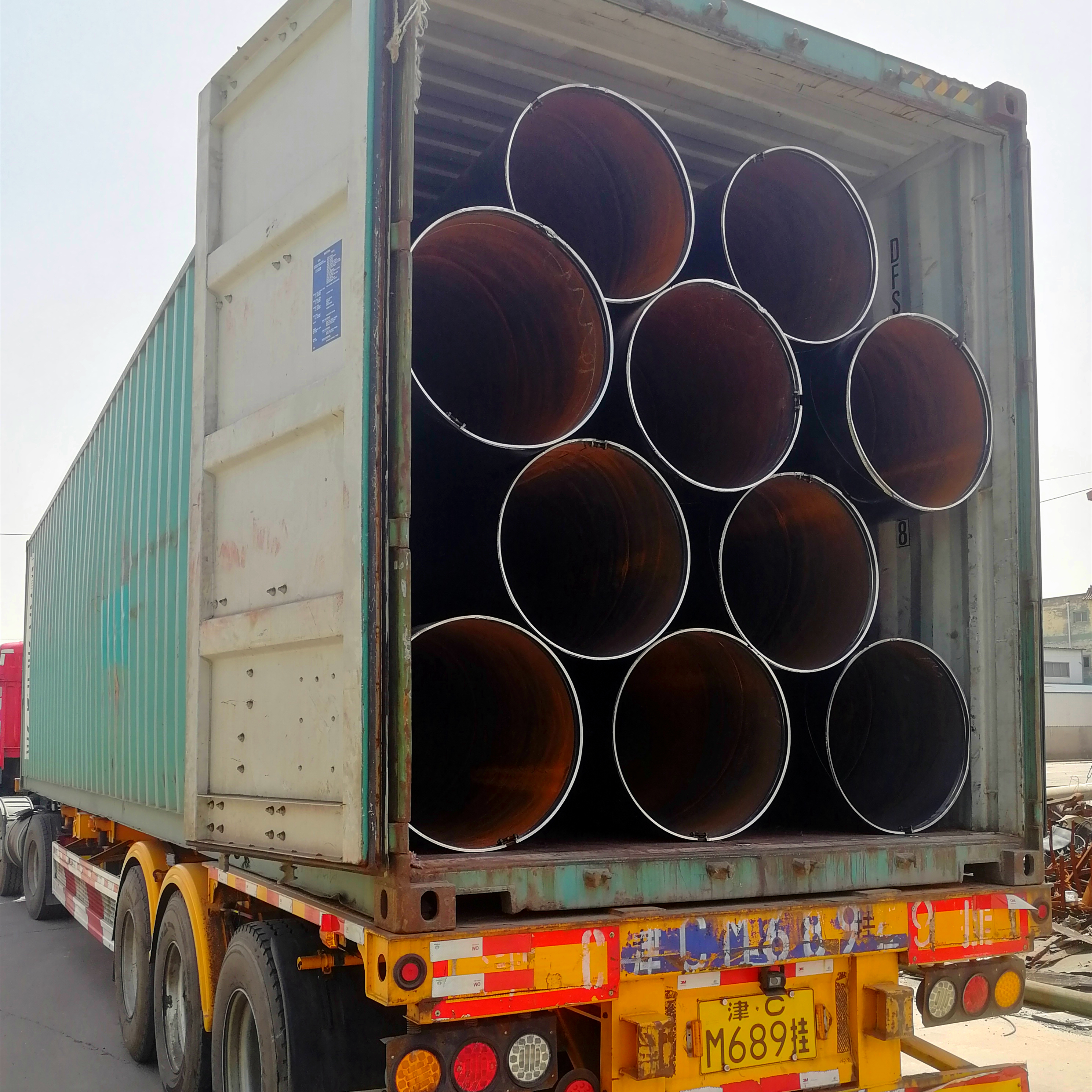 api 5l lsaw pipe ship to qatar