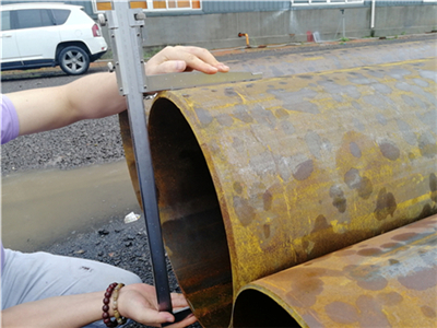 steel pipe diameter testing