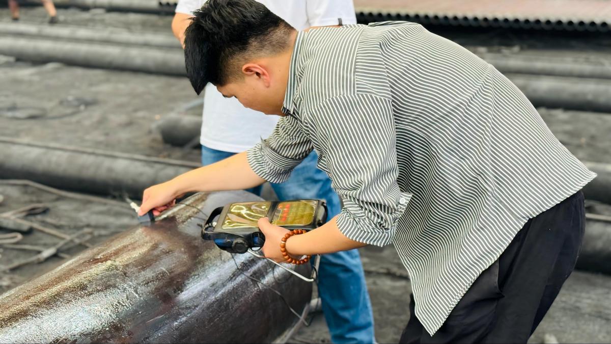 Ultrasonic Testing of ASTM A106 Grade B Seamless Steel Pipes