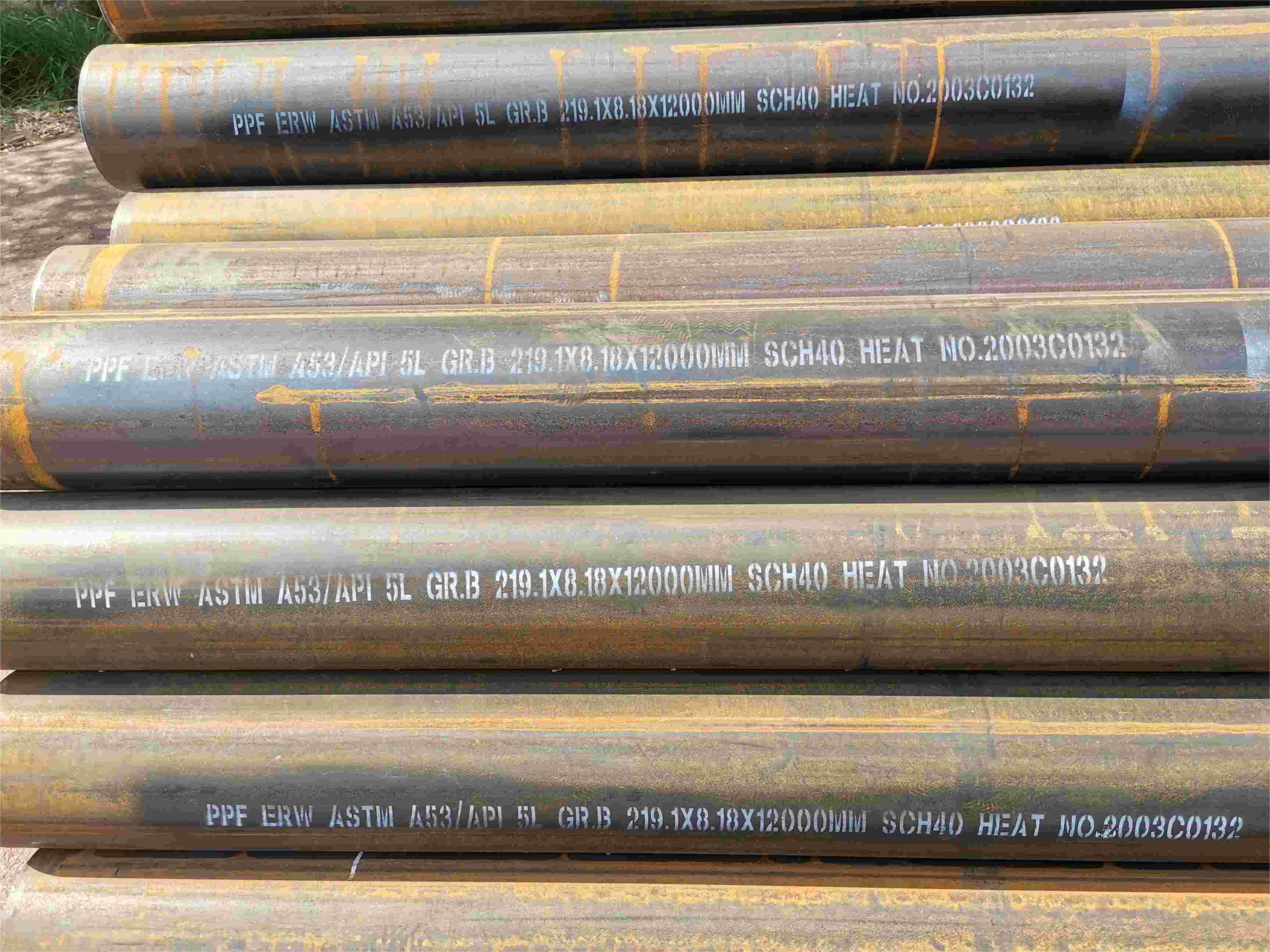 astm a53 schedule 40 erw steel pipe