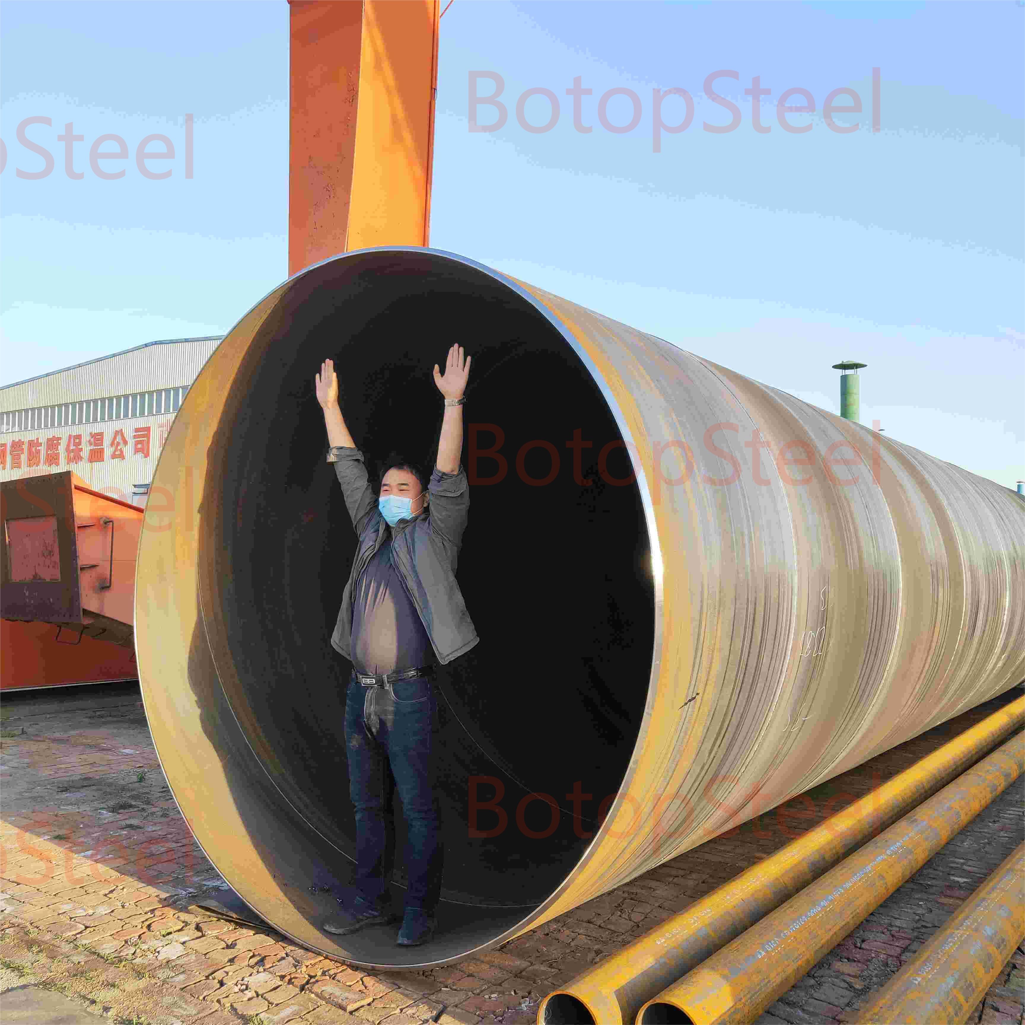 large-diameter HSAW steel pipe